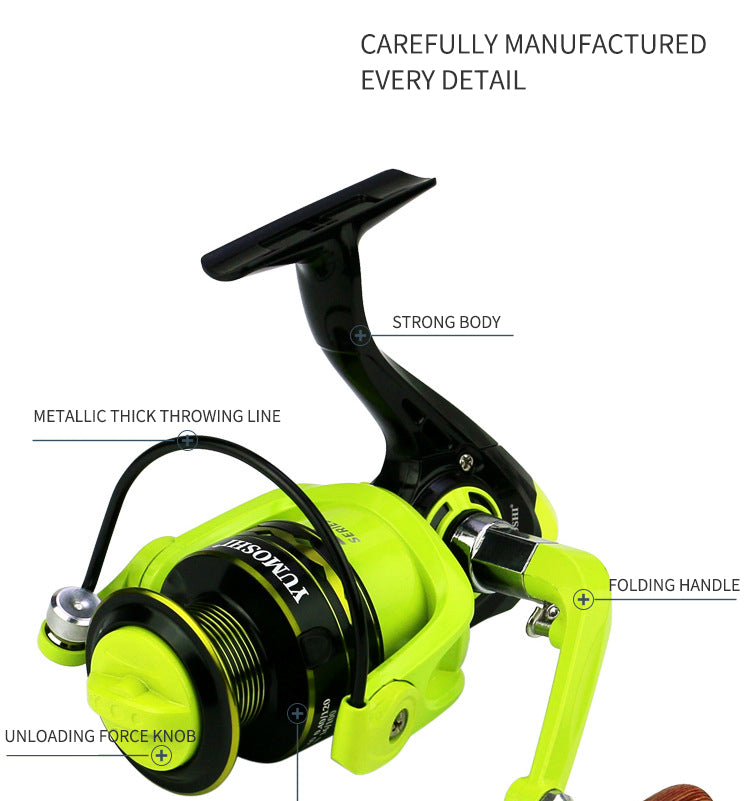 YUMOSHI spinning fishing reel