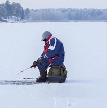 Ice fishing rod kit