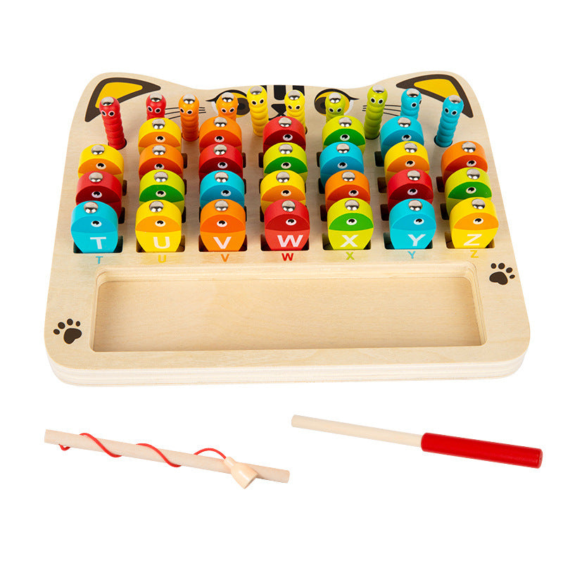 Kids Alphabet & Math Magnetic Fishing Board