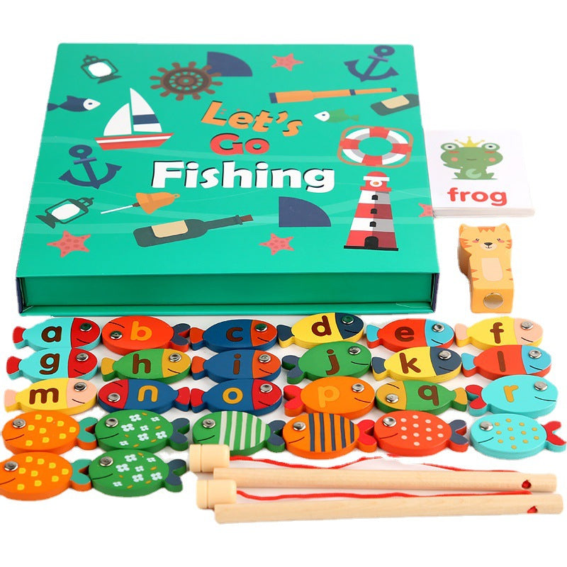 Magnetic Wooden Fishing Puzzle