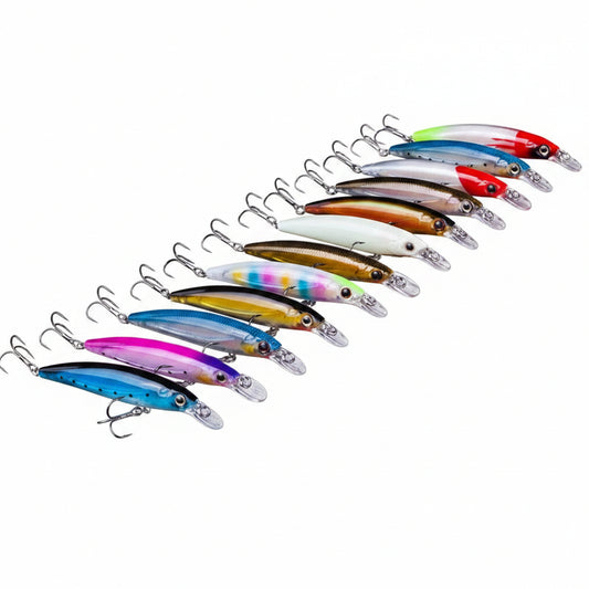 Señuelo de pesca tipo minnow wobbler