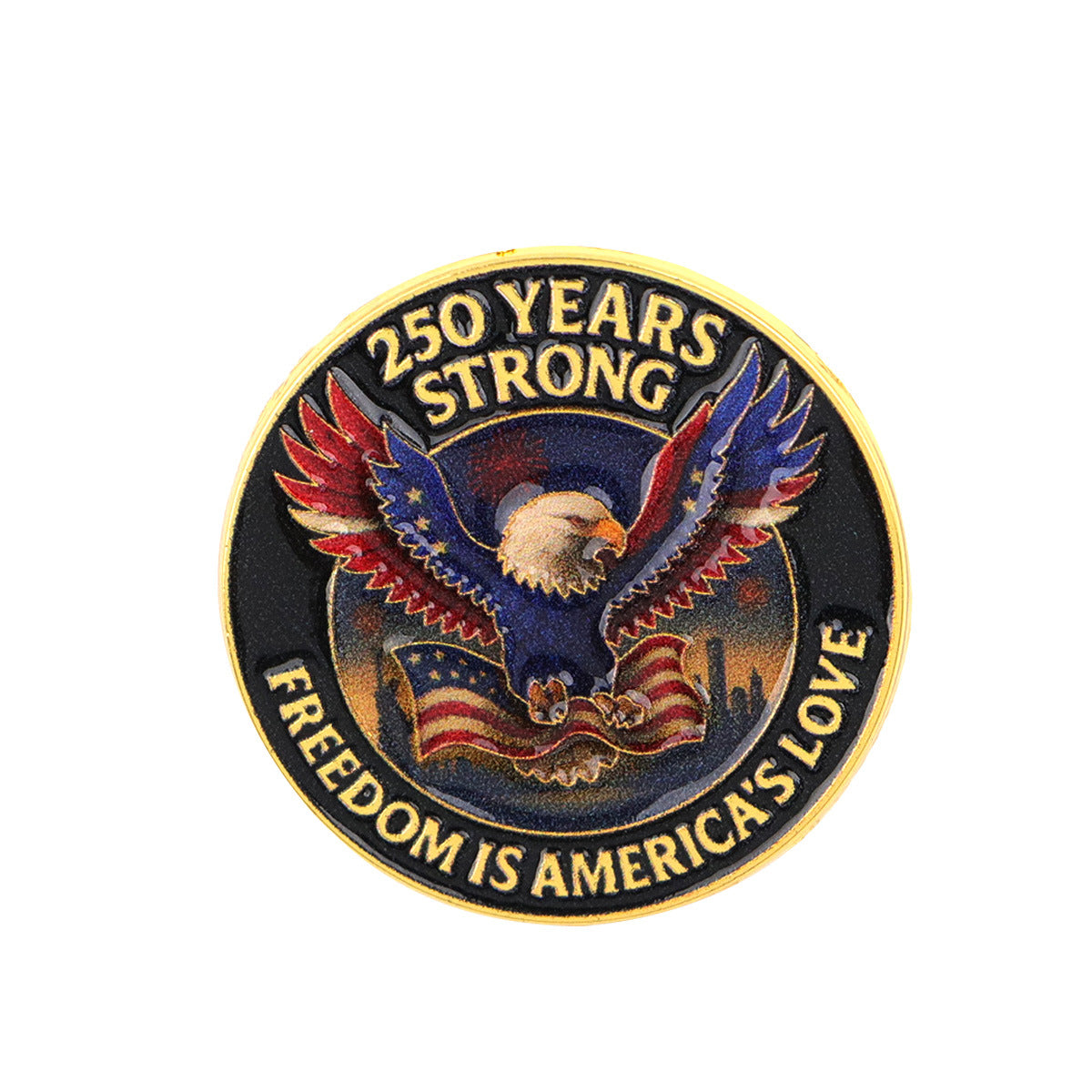 U.S. 250 Years Commemorative Brooch