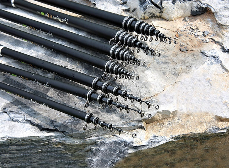 Carbon Rod & Gold Reel Combo