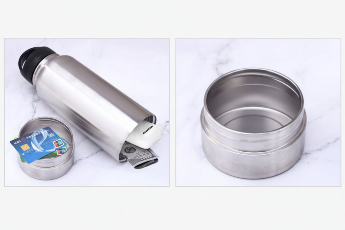 Insulated 32oz Hidden Compartment Flask