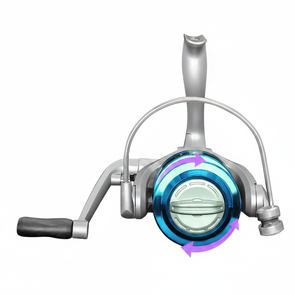 LINNHUE FA/FC Spinning Fishing Reel with Metal Spool