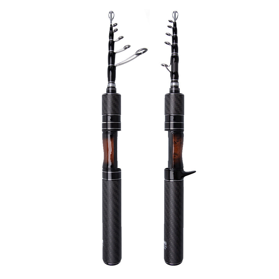 Ultra-Short Mini Carbon Lure Rod