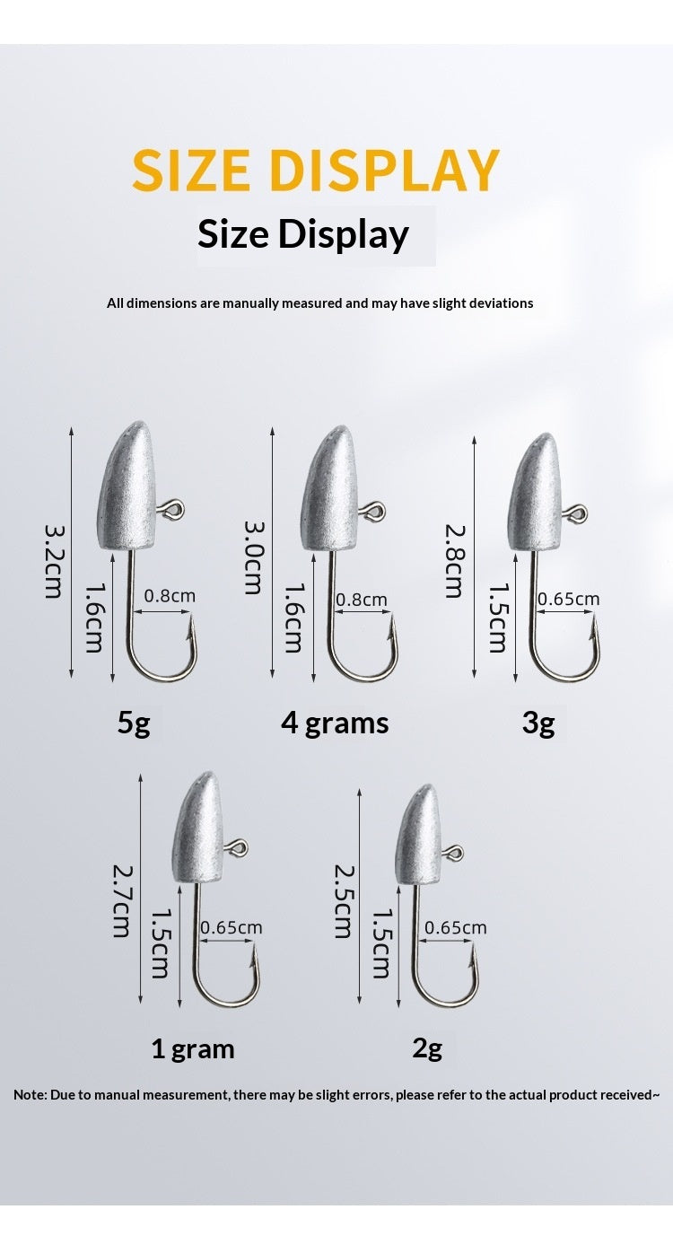 Bullet Head Jig Hooks
