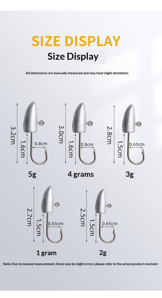 Bullet Head Jig Hooks