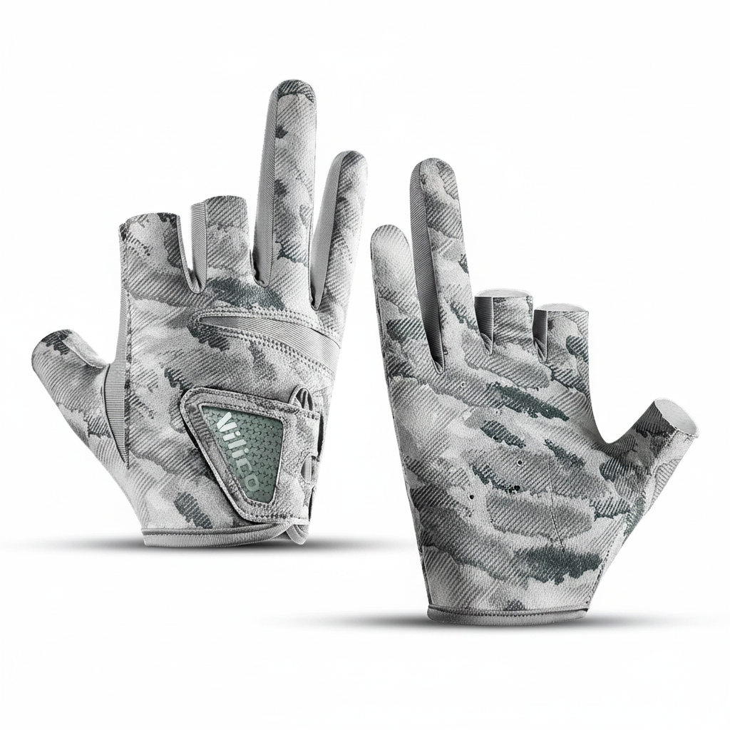 Pro Half-Finger Fishing Gloves