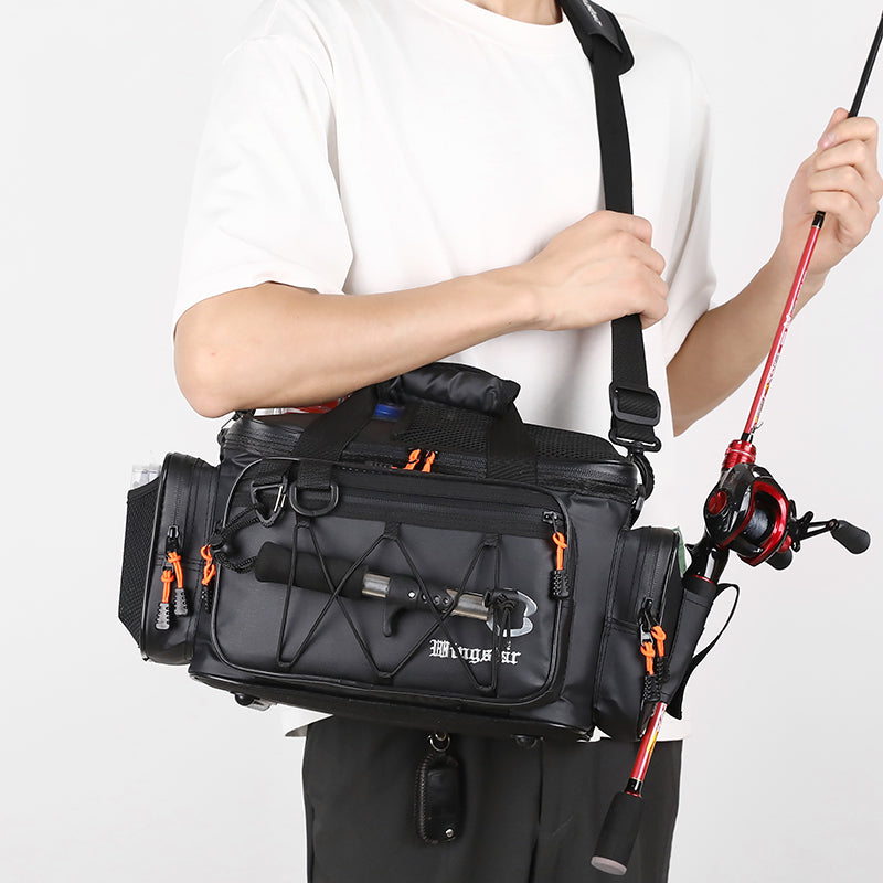 Fishing bag with insulated compartment