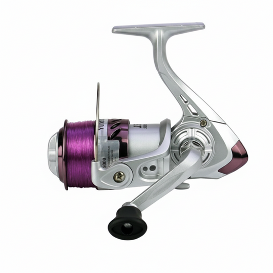 Carretes de pesca de giro suave Yumoshi Serie YK