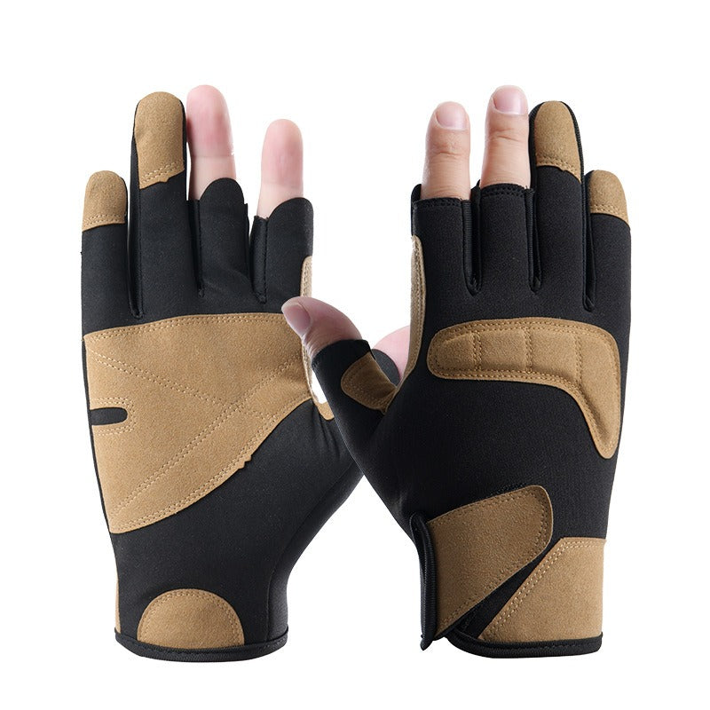 Pro 3-Fingerless Fishing Gloves