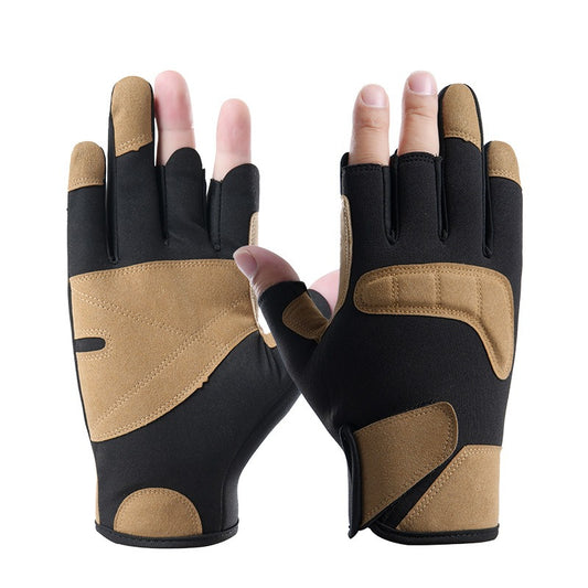 Pro 3-Fingerless Fishing Gloves