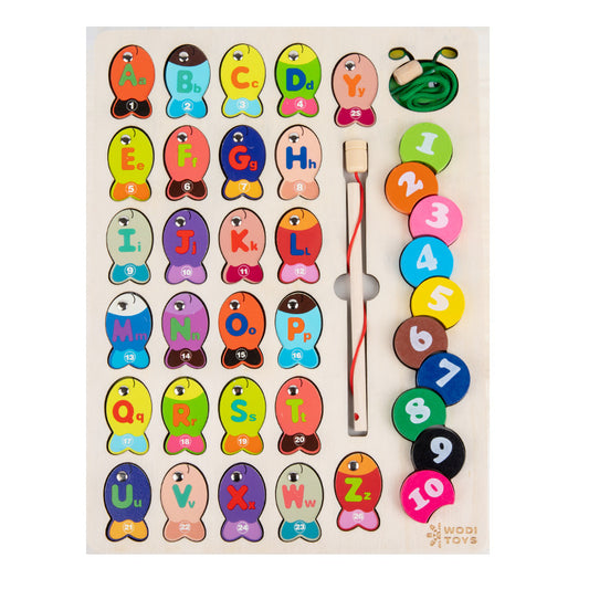 Magnetic Wooden Fishing Toy