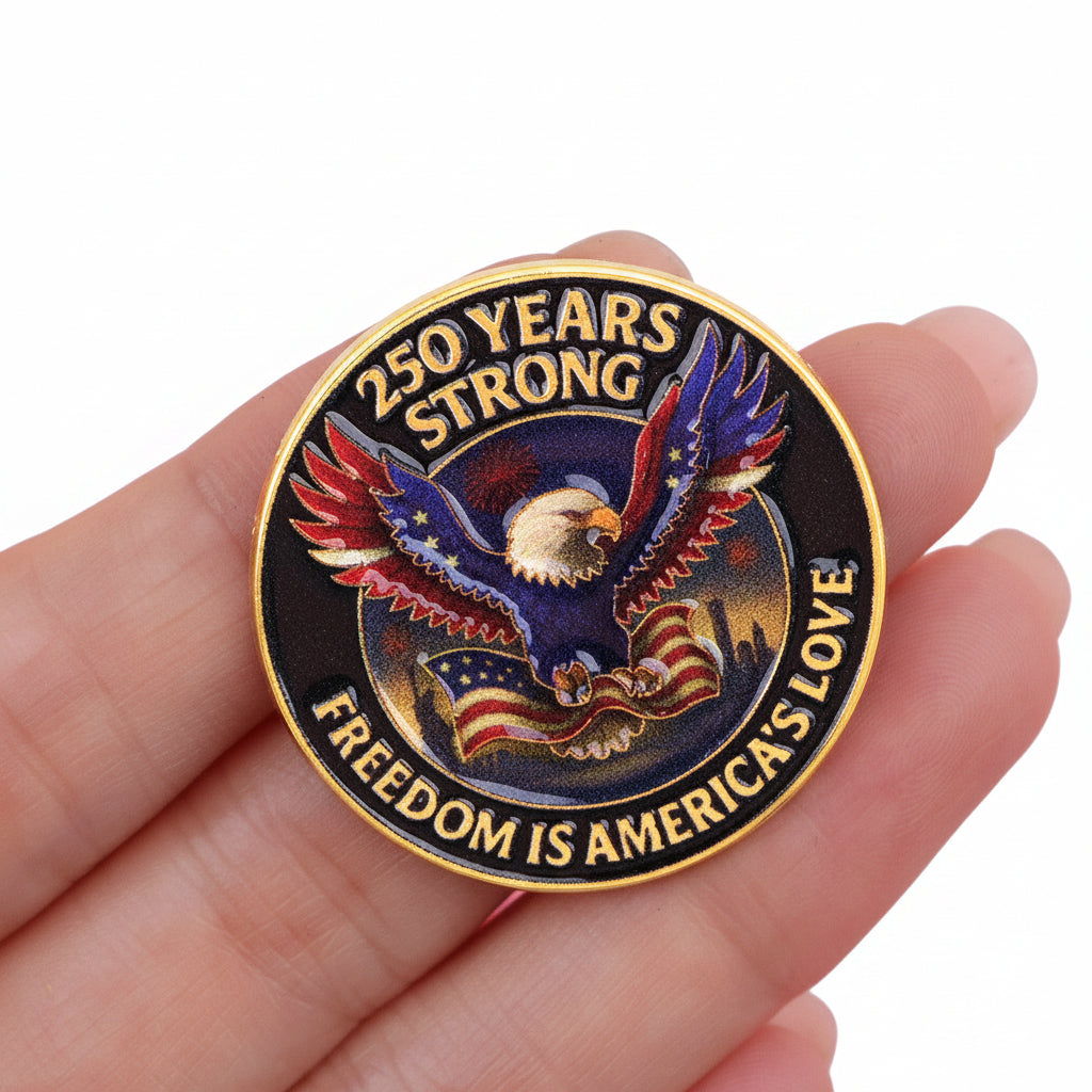 U.S. 250 Years Commemorative Brooch