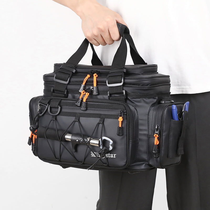 Fishing bag with insulated compartment