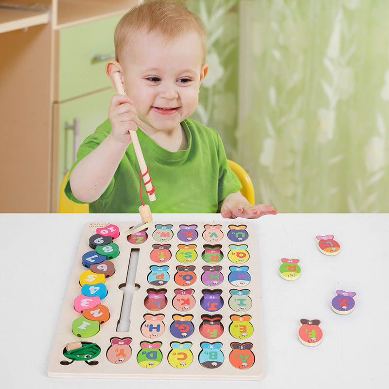 Magnetic Wooden Fishing Toy