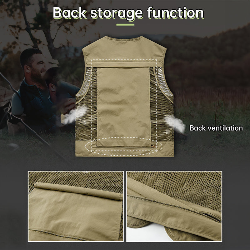 Pro Multi-Pocket Fishing Vest