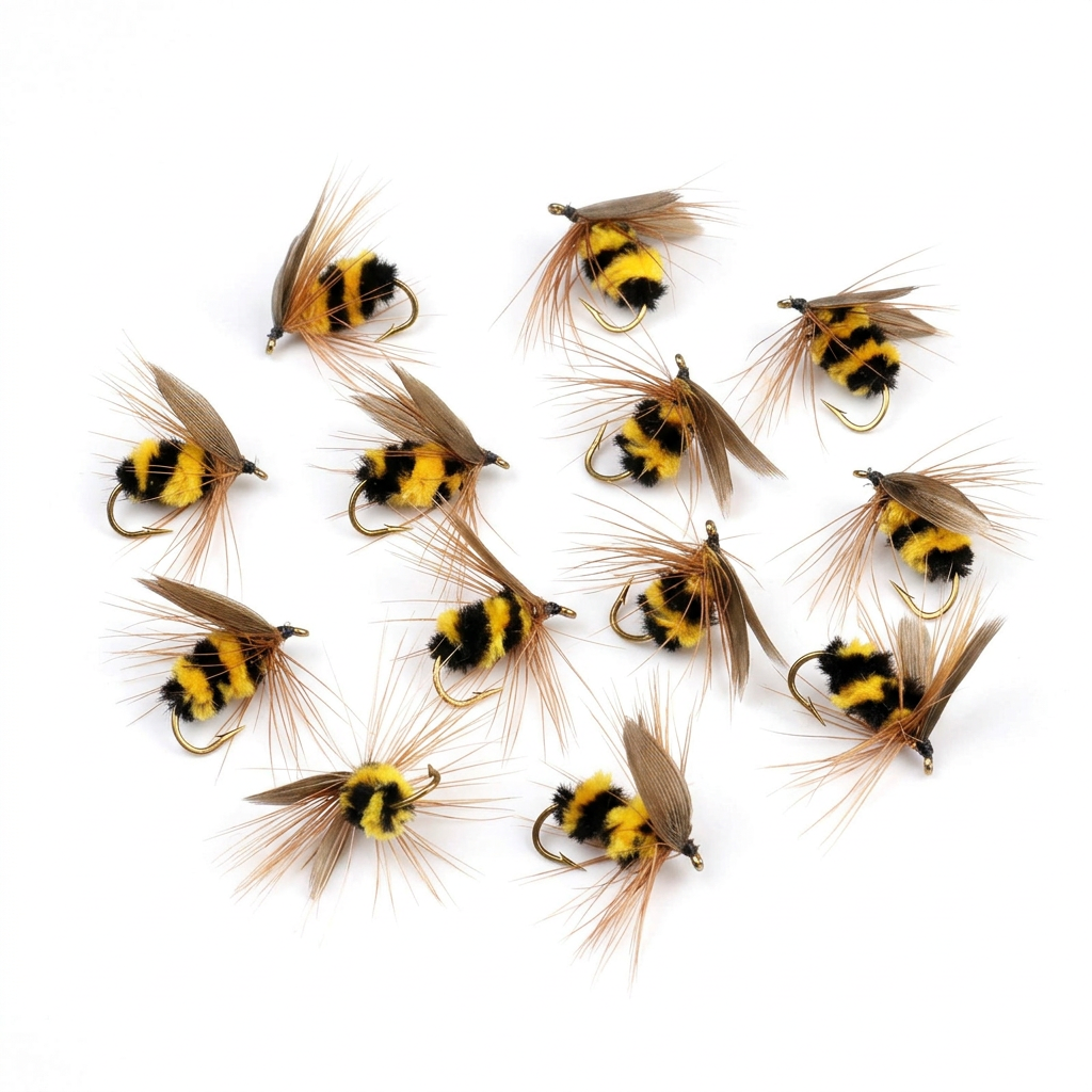 Bumblebee imitation fly Pack of 12