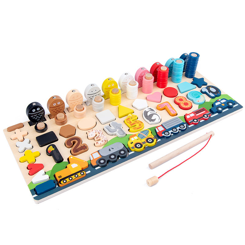 Kids 7-in-1 Montessori Matching Board