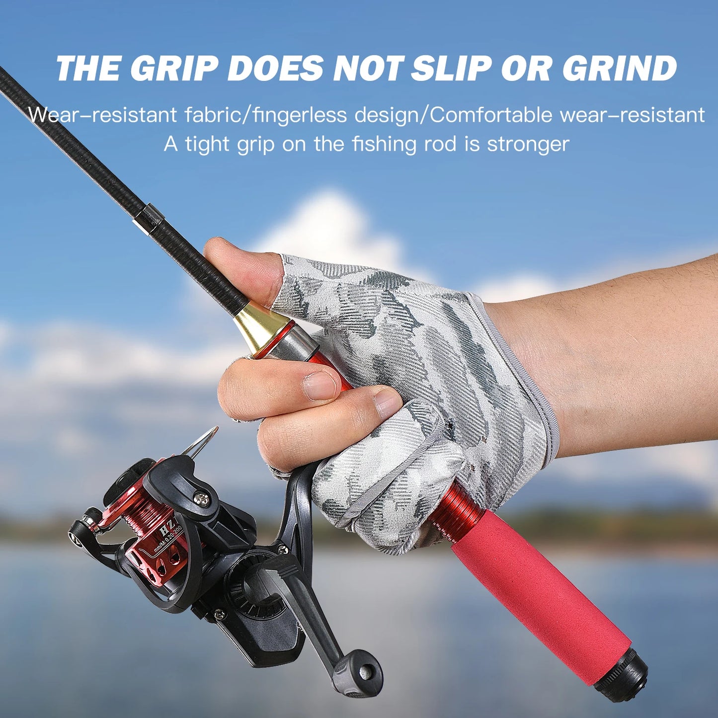 Pro Half-Finger Fishing Gloves