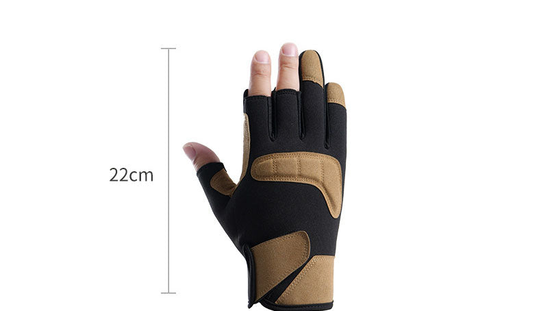 Pro 3-Fingerless Fishing Gloves