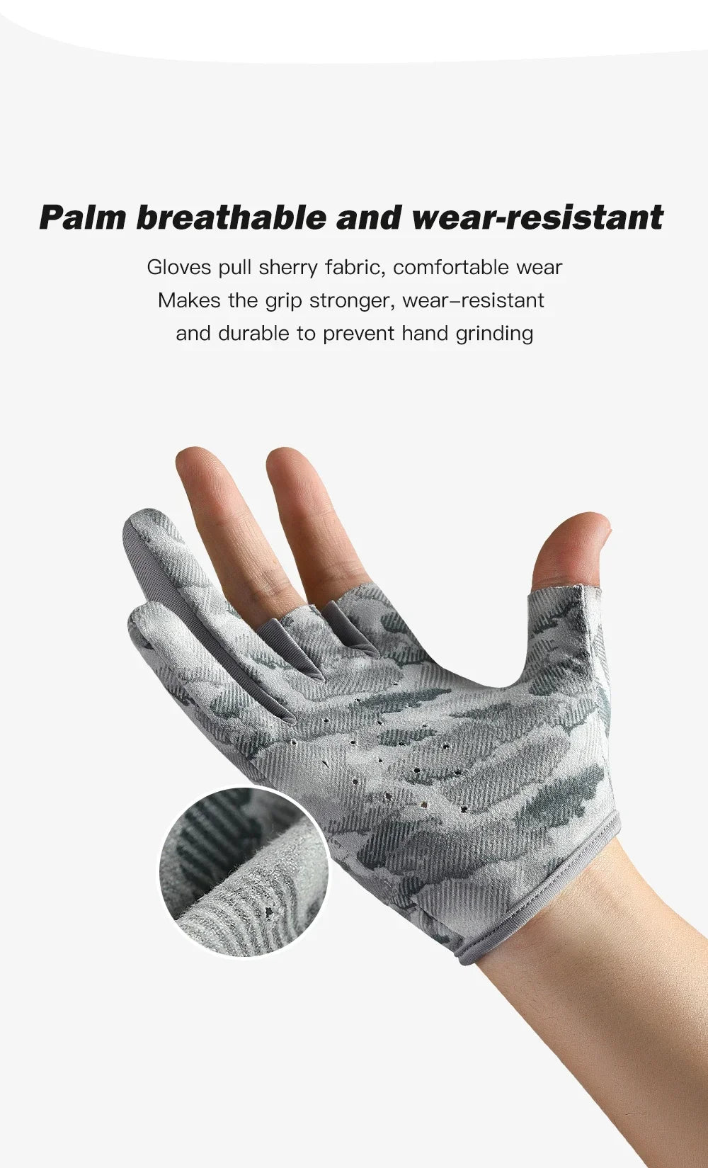 Pro Half-Finger Fishing Gloves