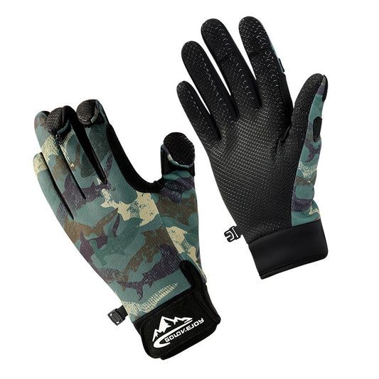 Guantes de pesca de 3 dedos