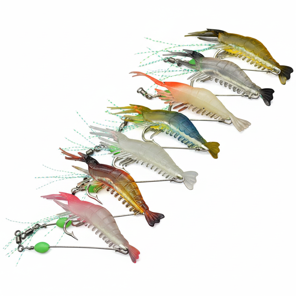 Rigged Shrimp Lure Pack