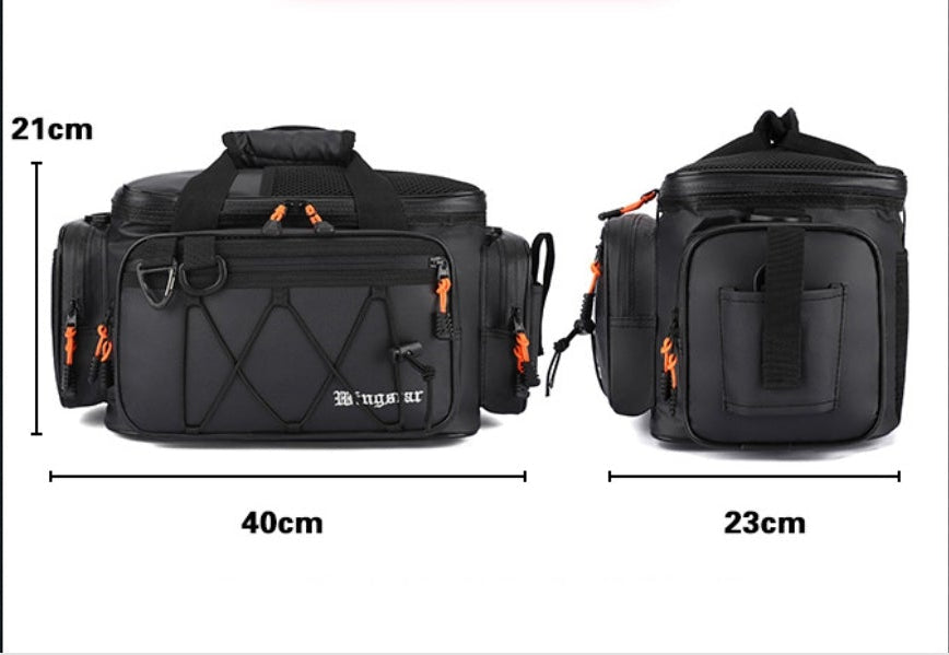 Fishing bag with insulated compartment