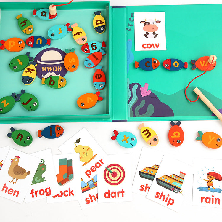 Magnetic Wooden Fishing Puzzle
