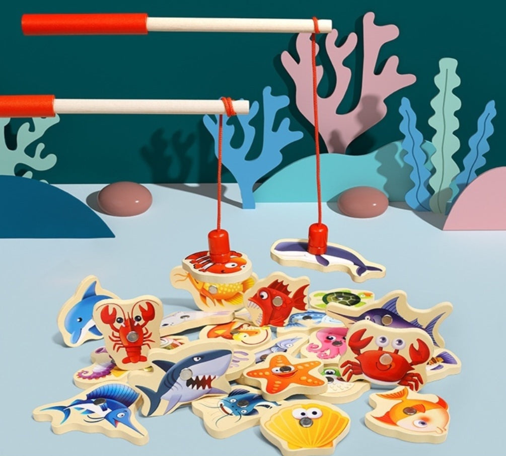 Wooden Fishing Game