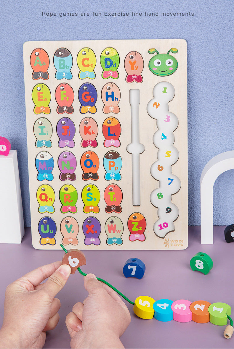 Magnetic Wooden Fishing Toy