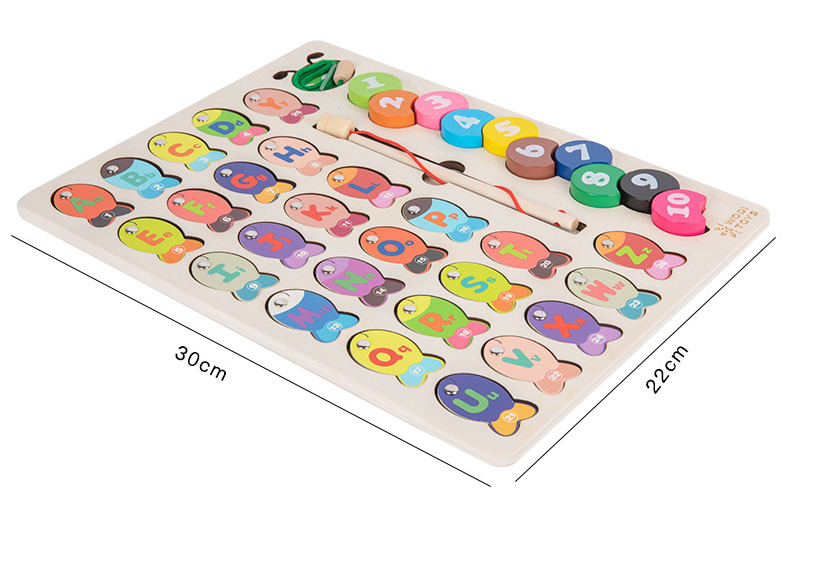 Magnetic Wooden Fishing Toy